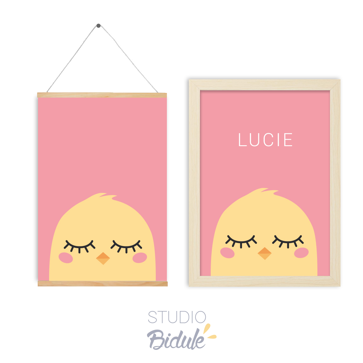 Affiche Sleeping chick