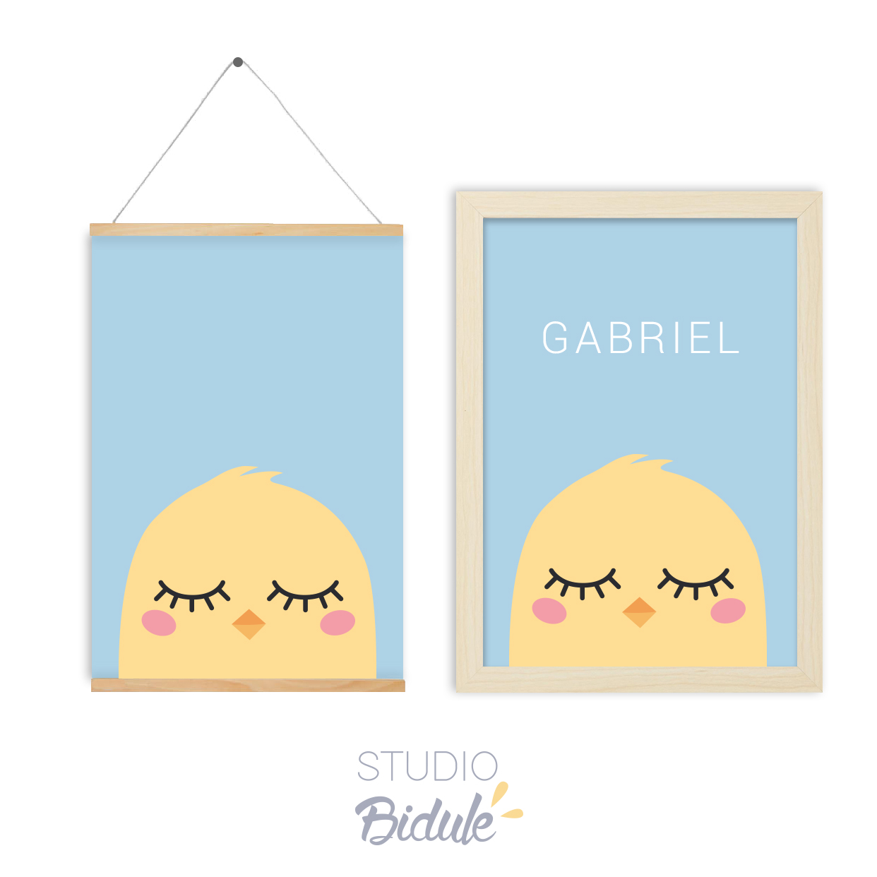 Affiche Sleeping chick