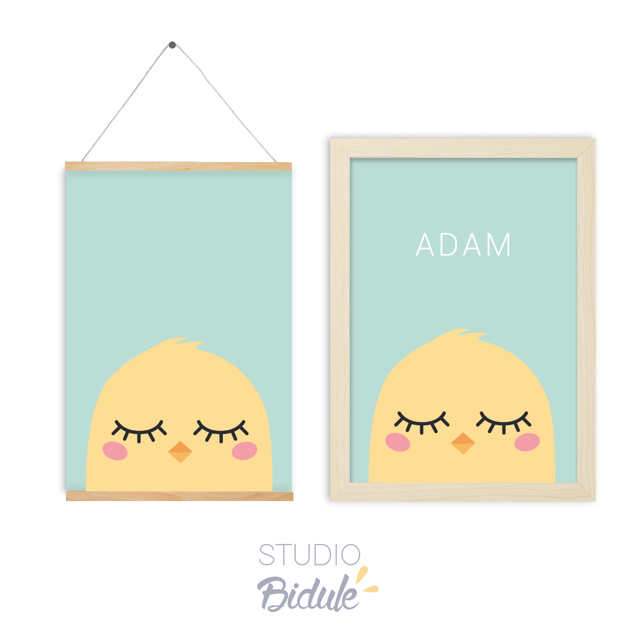 Affiche Sleeping chick