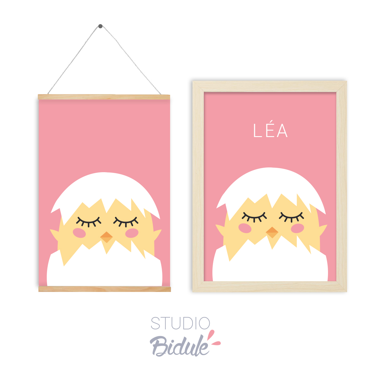 Affiche Hello chick