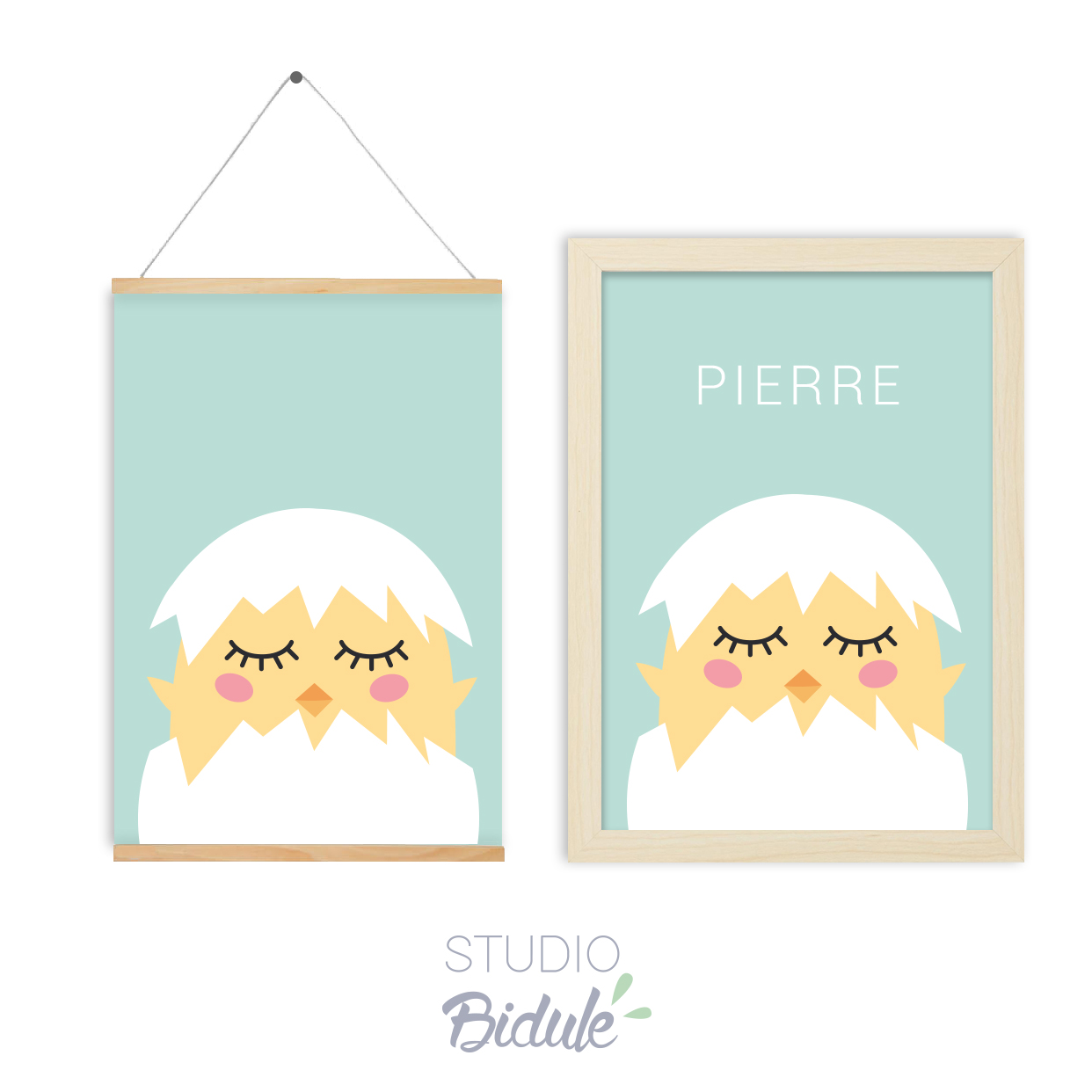 Affiche Hello chick