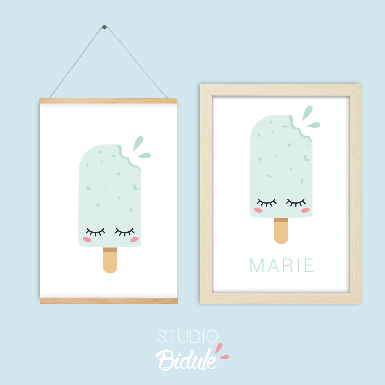 Affiche Sleeping Ice cream