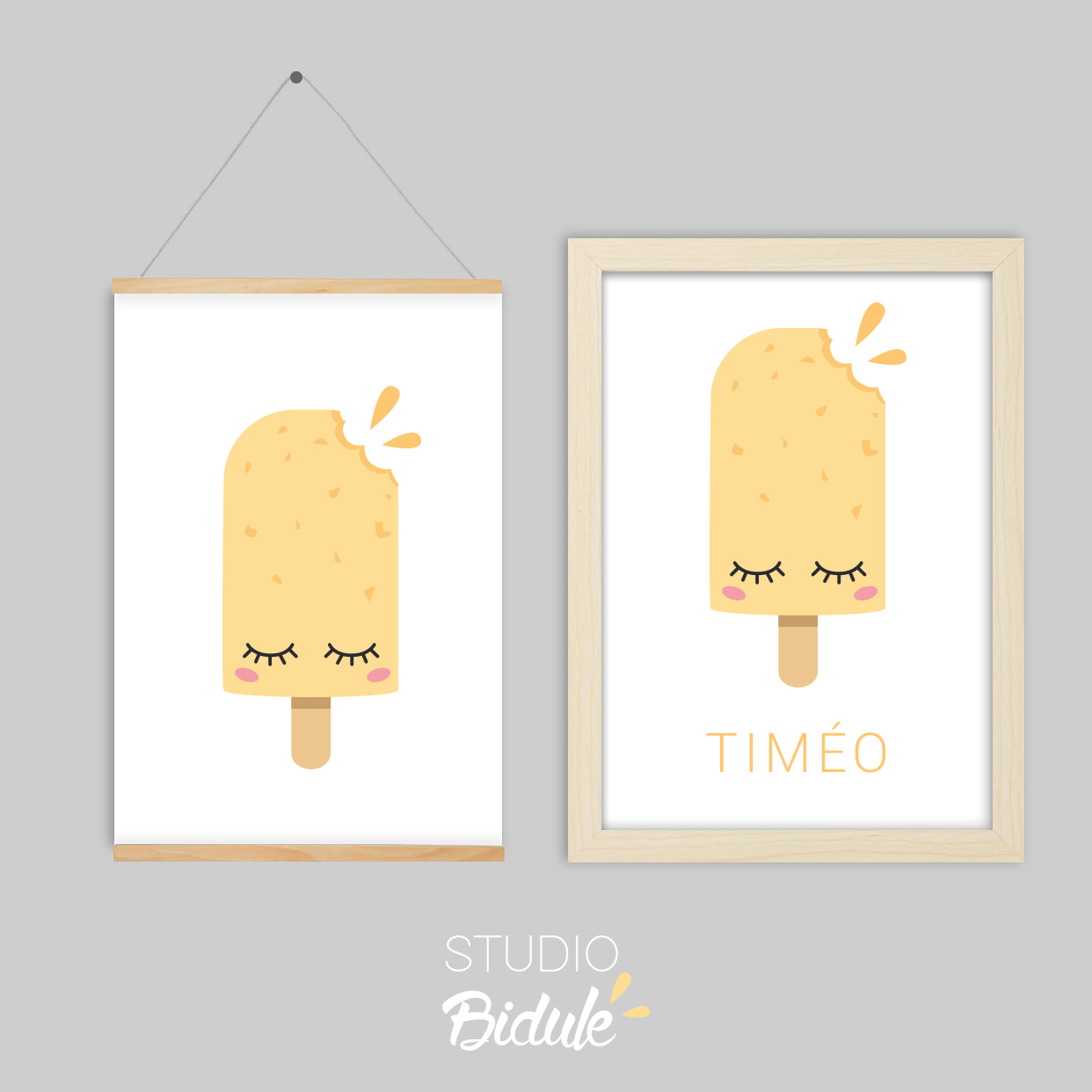 Affiche Sleeping Ice cream