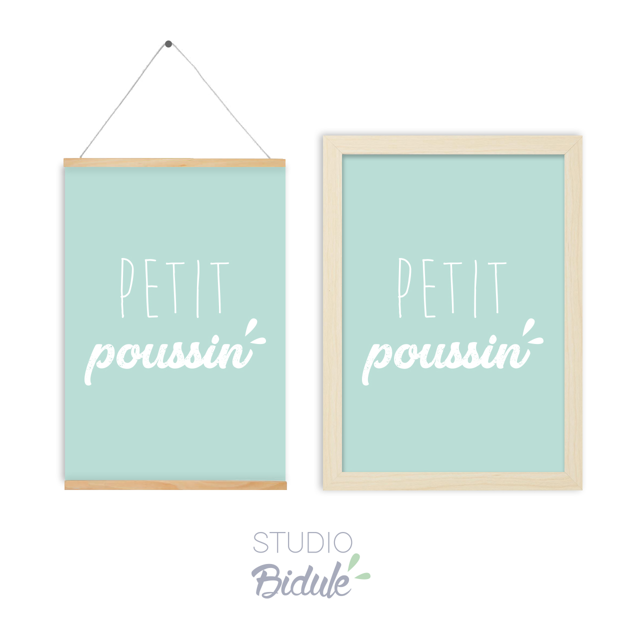 Affiche Petit poussin