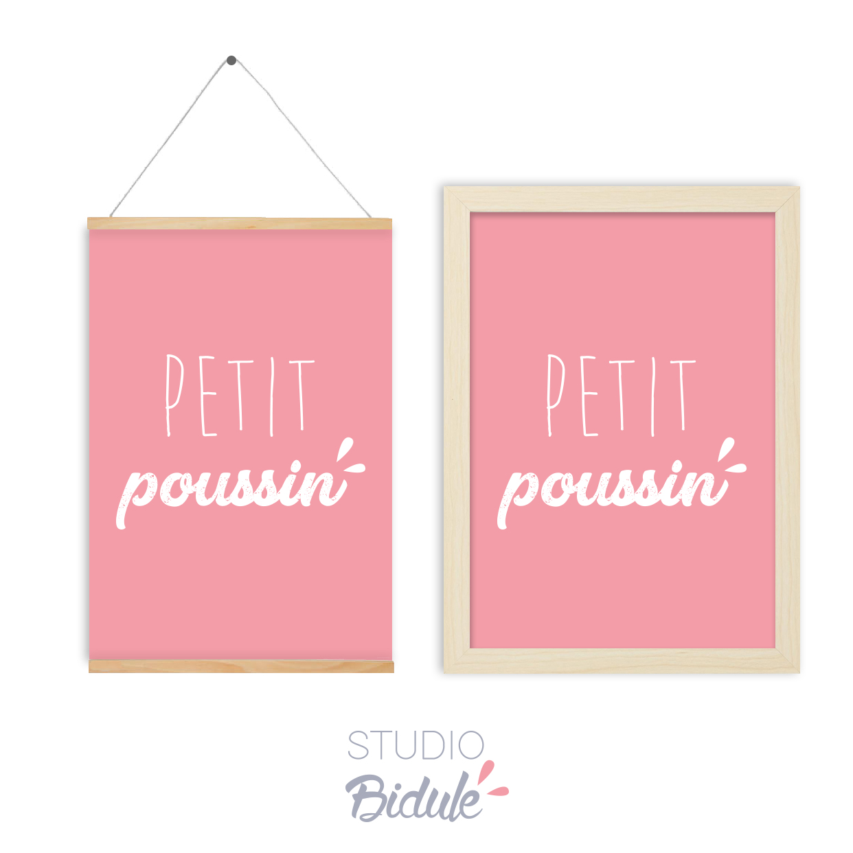 Affiche Petit poussin