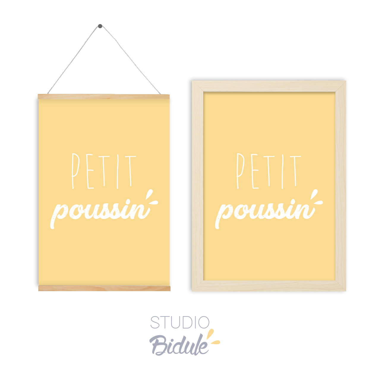 Affiche Petit poussin
