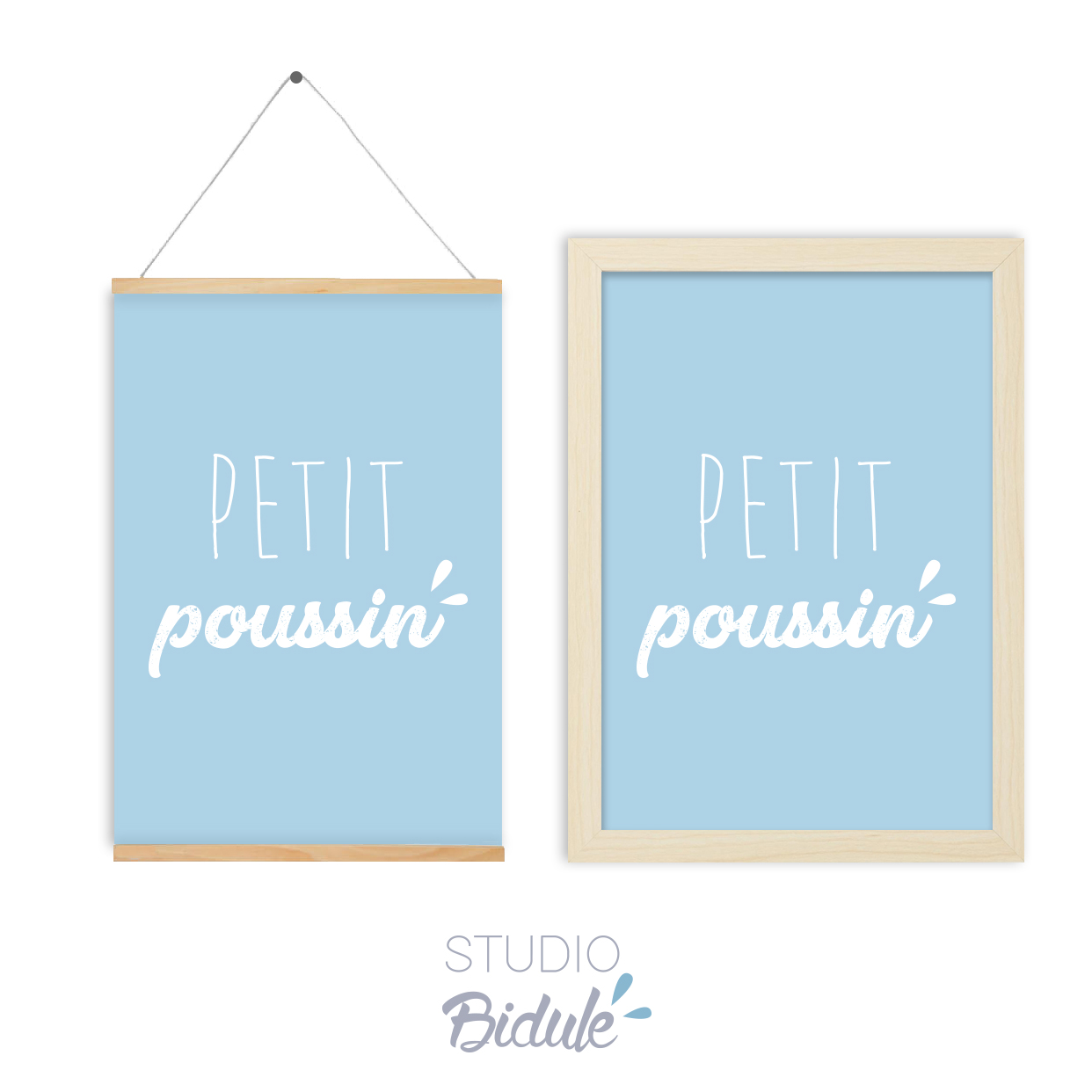 Affiche Petit poussin
