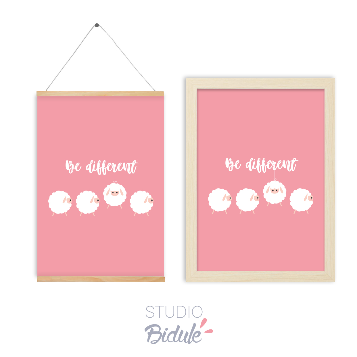 Affiche Be different