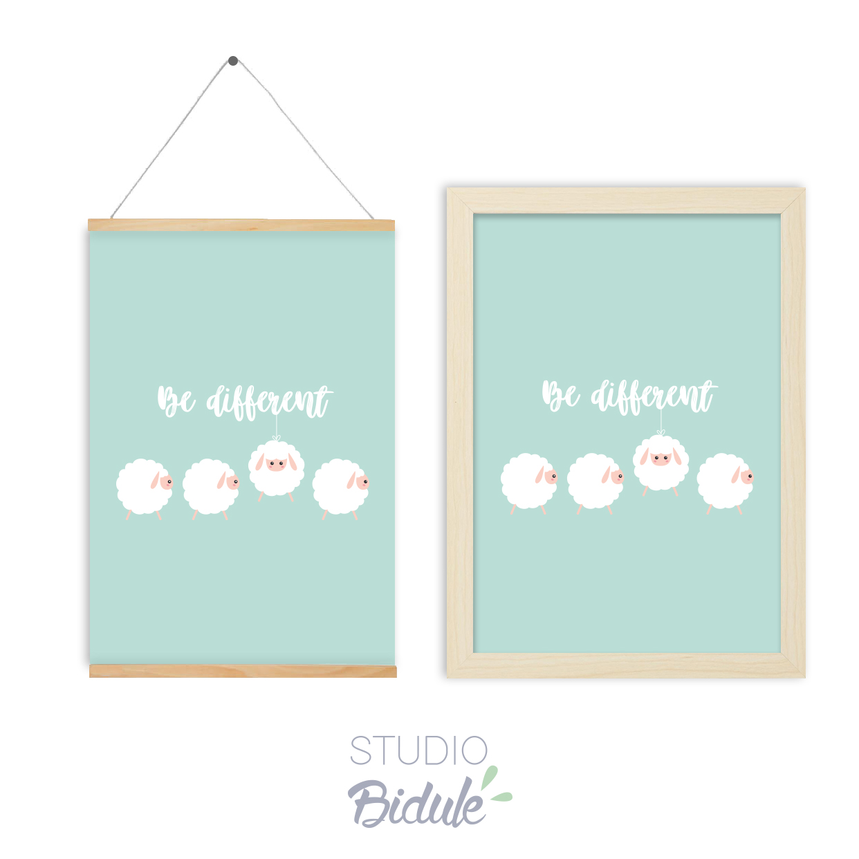 Affiche Be different