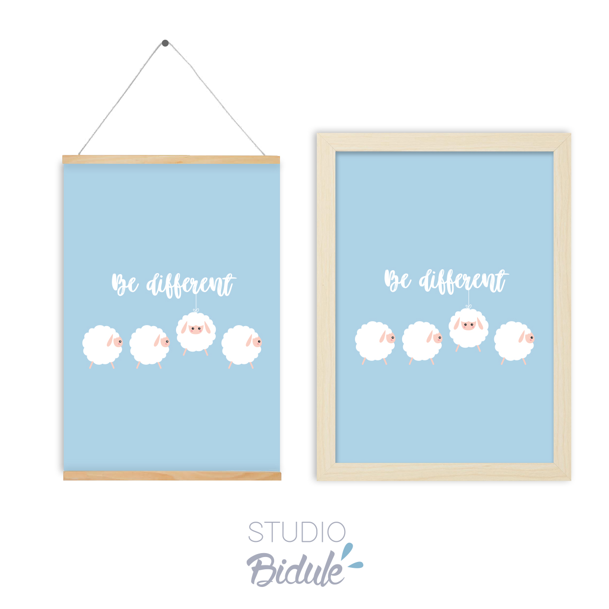 Affiche Be different