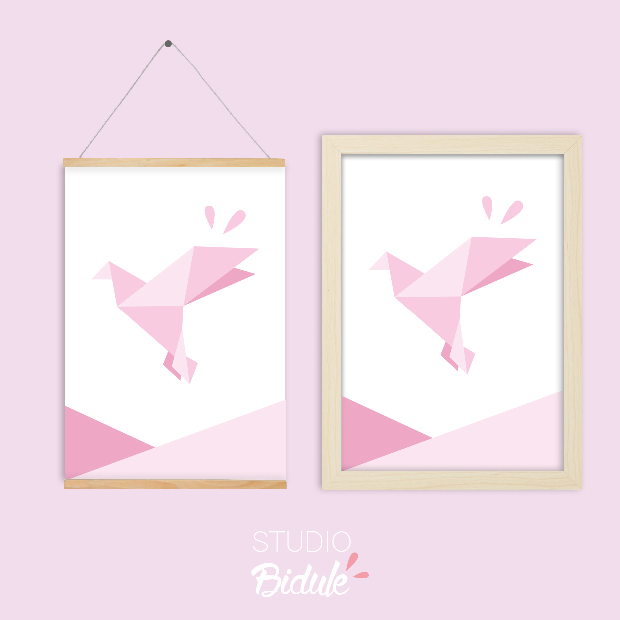 Affiche Origami