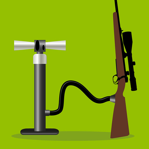 Un fusil à pompe