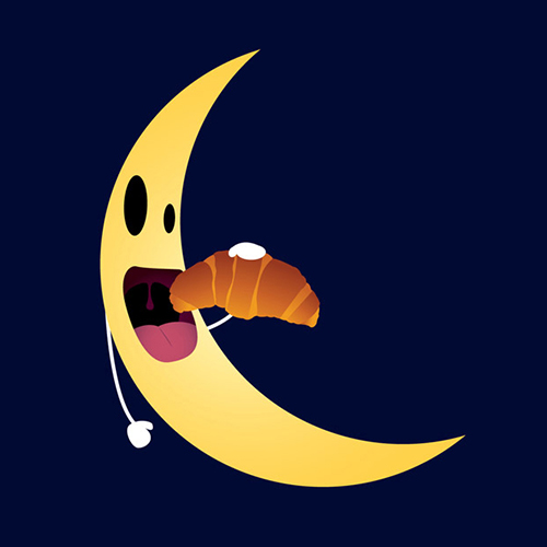 Un croissant de lune
