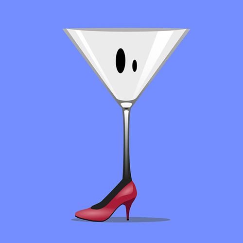Un verre à pied