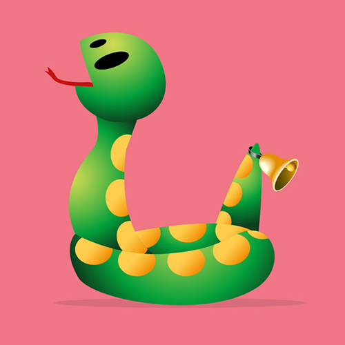 Un serpent à sonnette
