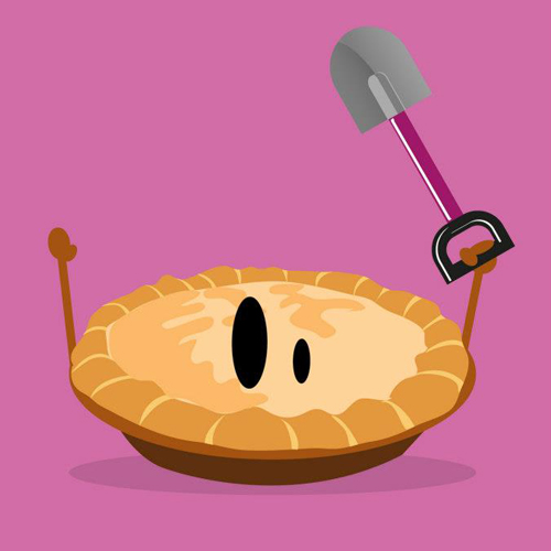 Une pelle à tarte