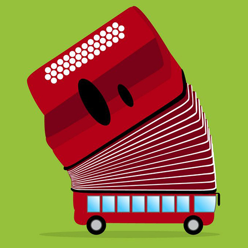 Un bus accordéon