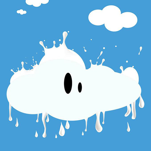 Un nuage de lait