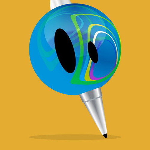 Un stylo-bille