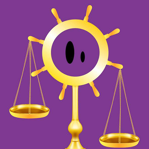 Une barre de justice