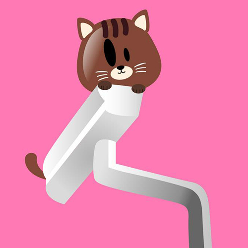 Un chat de gouttière