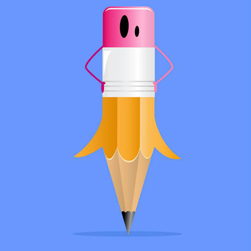 Une jupe crayon