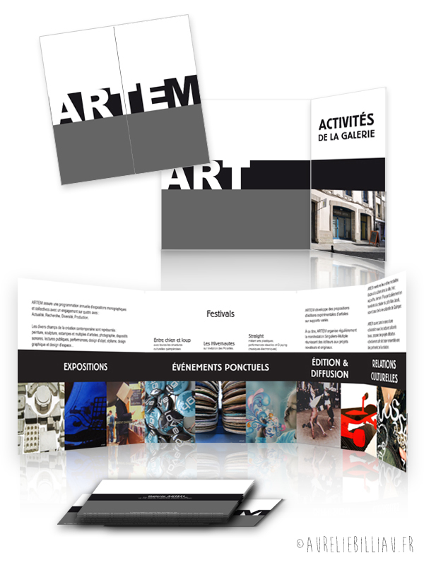 Dépliant Galerie Artem