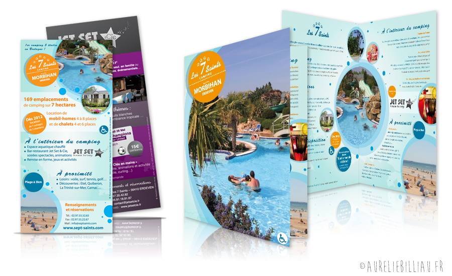 Flyer & plaquette Camping des 7 Saints