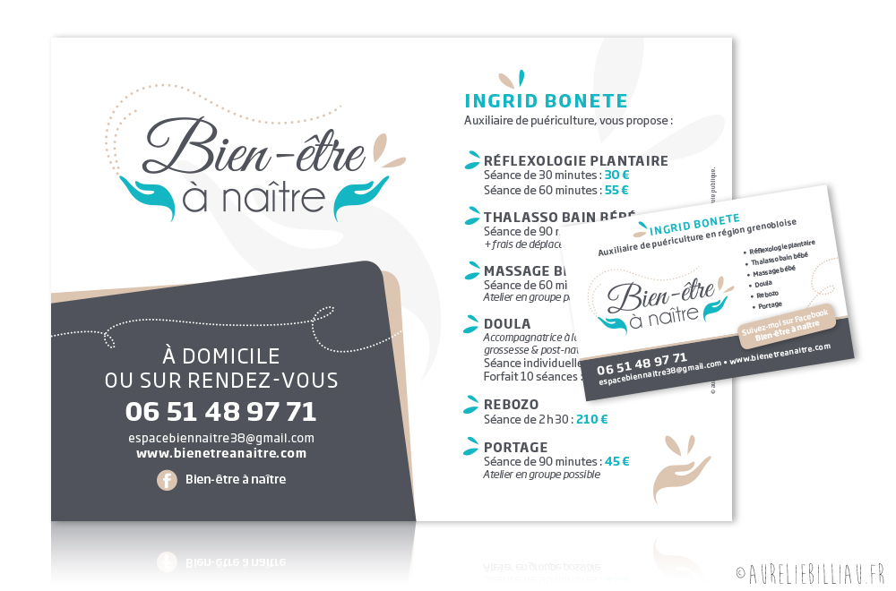 Supports print Bien-être à naître