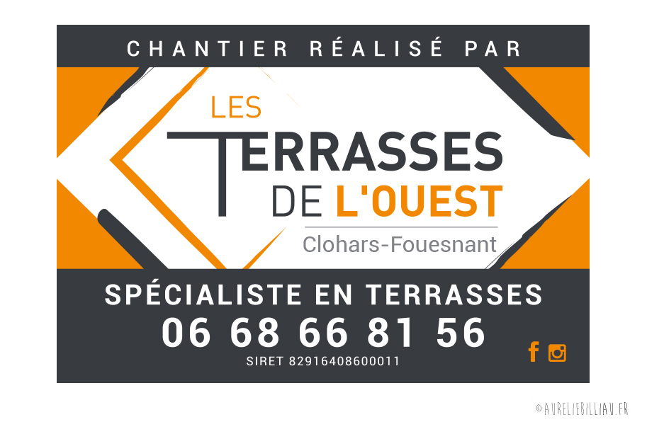 Panneau chantier Les Terrasses de l'Ouest