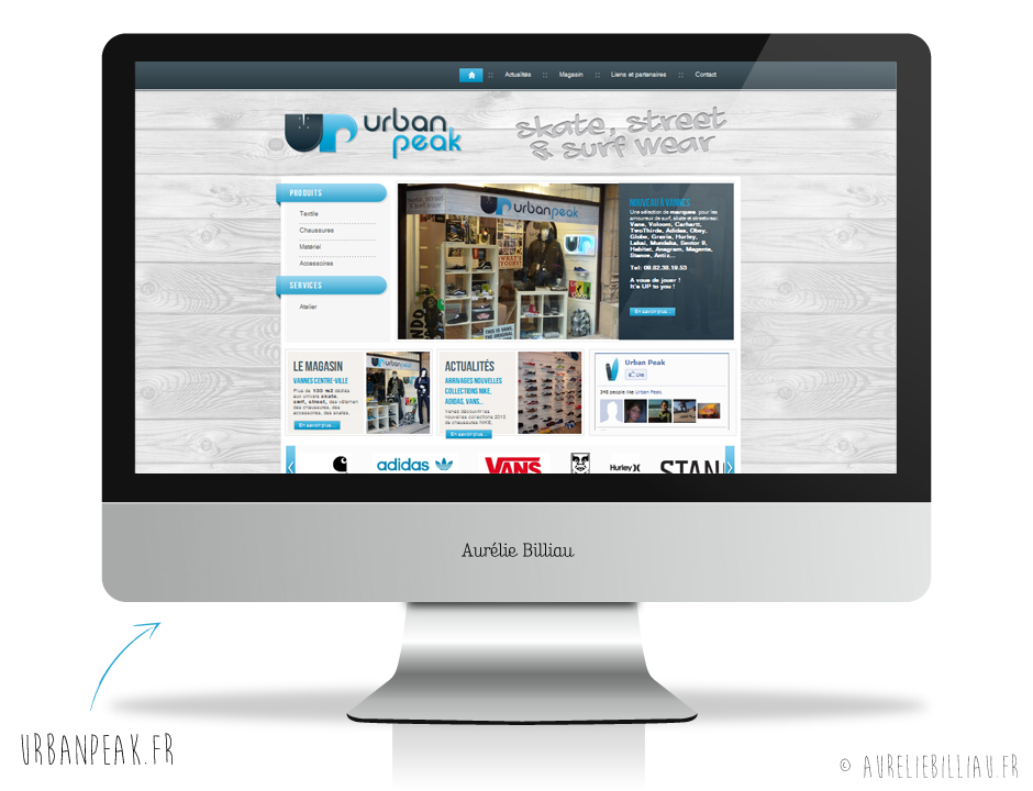 Intégration web Urban Peak