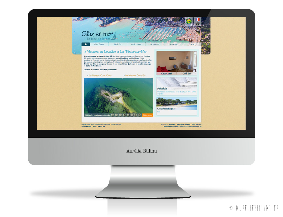 Webdesign & intégration web Glaz er mor