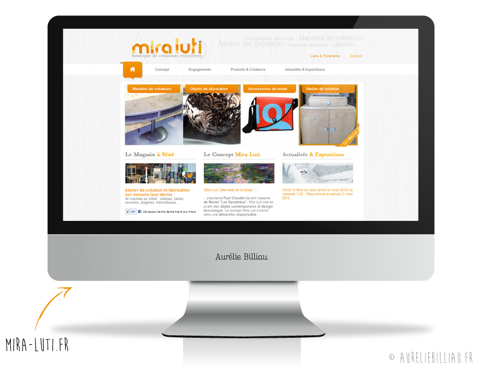 Intégration web Mira Luti
