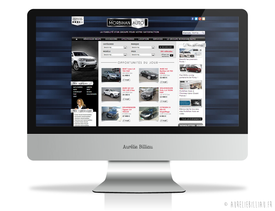 Webdesign Groupe Morbihan Auto