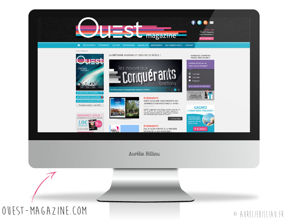 Webdesign Ouest Magazine