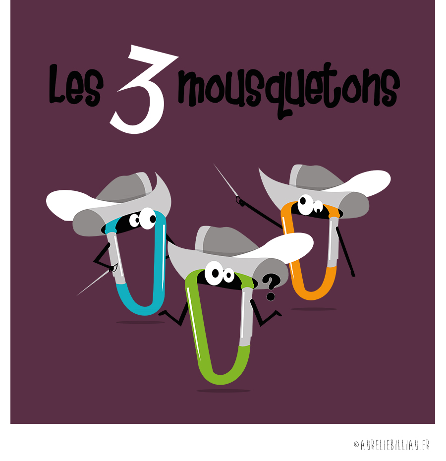 Design Les 3 Mousquetons