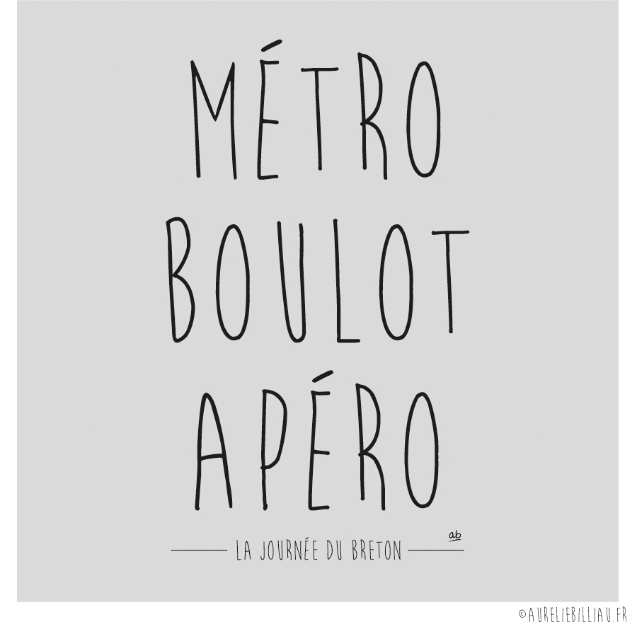 Design Métro boulot apéro