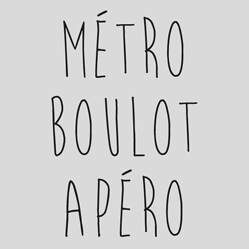 Design Métro boulot apéro