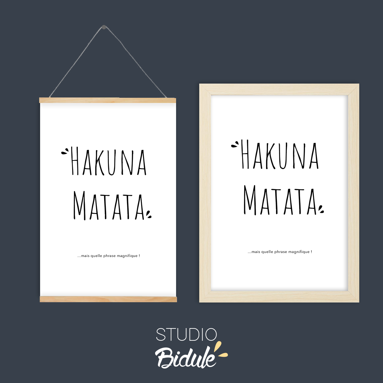 Affiche Hakuna Matata