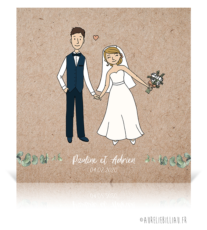 Carton Mariage Pauline & Adrien