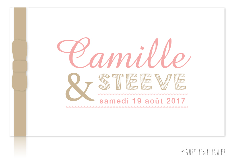 Faire-part de mariage
