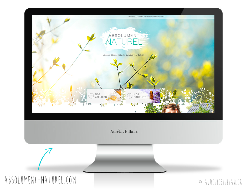 Site internet Absolument Naturel