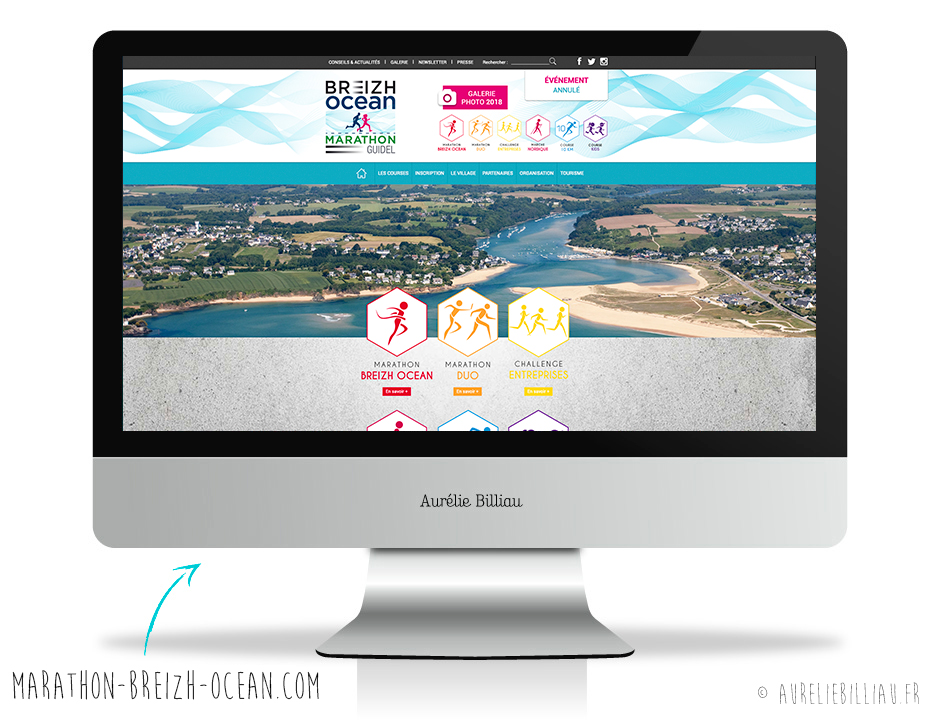 Site internet Marathon Breizh Océan