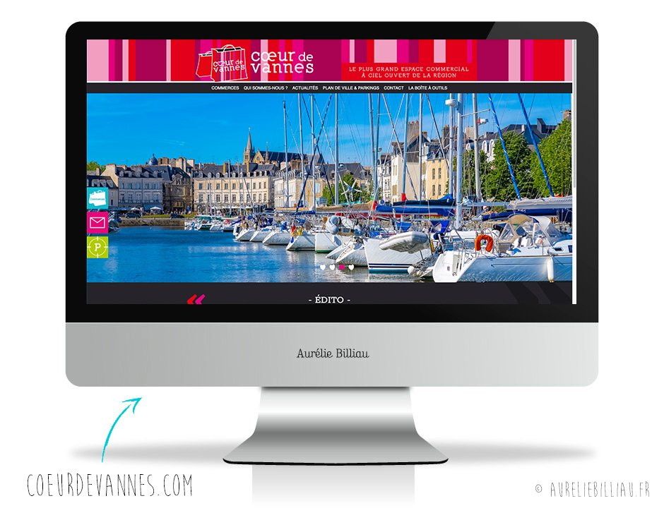 Site internet Coeur de Vannes