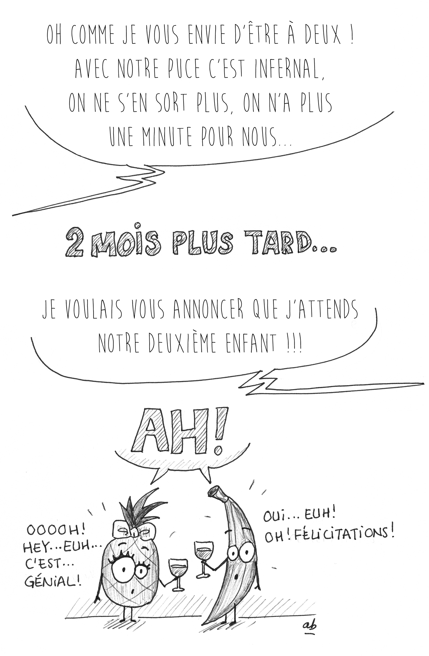 Le défilé des annonces