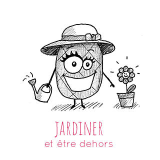 aime beaucoup jardiner et être dehors
