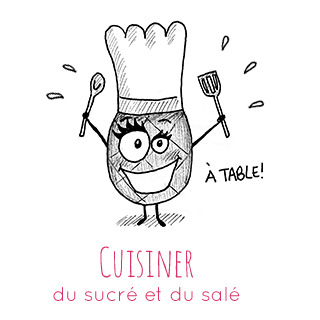 J'aime beaucoup cuisiner du sucré et du salé